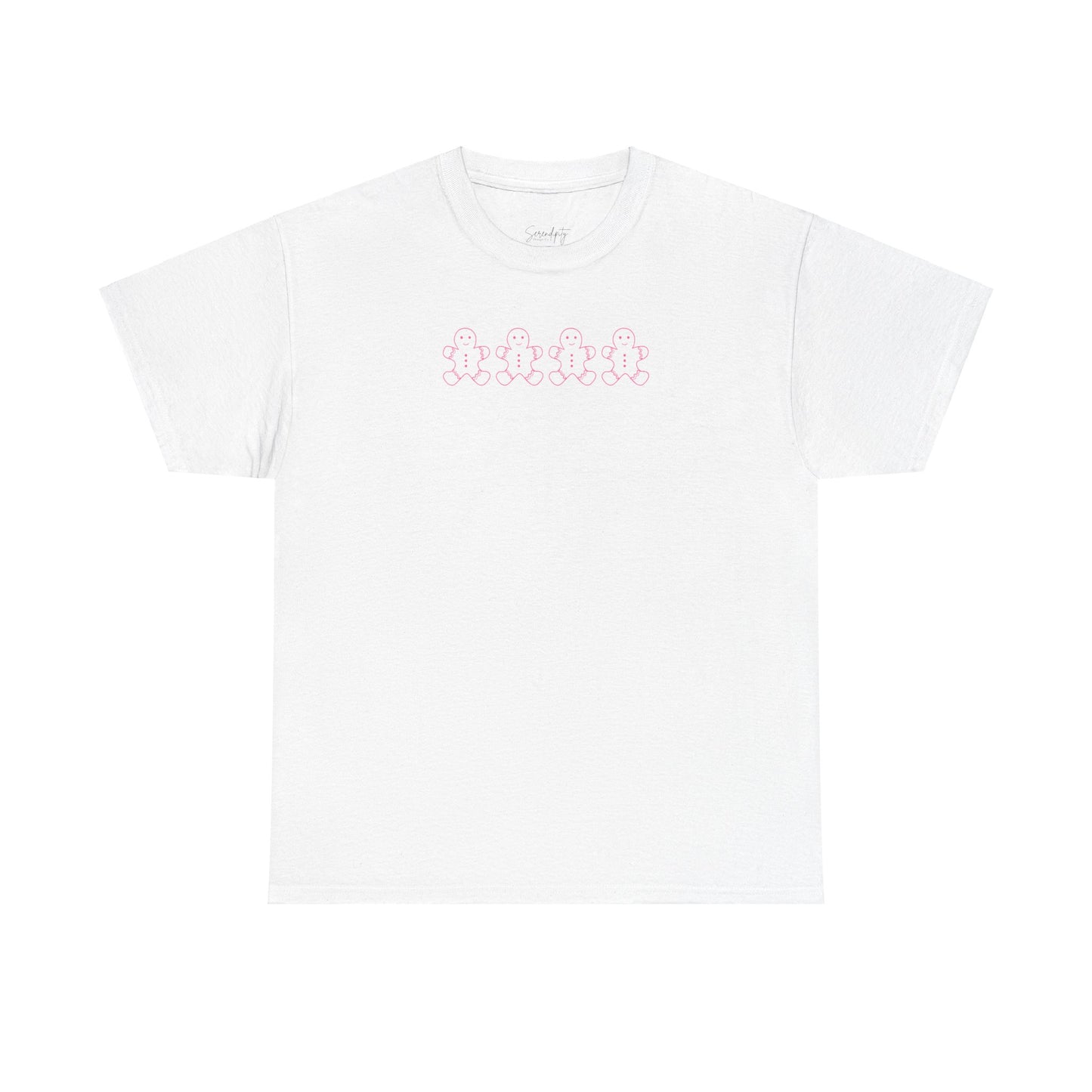 Pink Gingerbread Men Unisex Tee