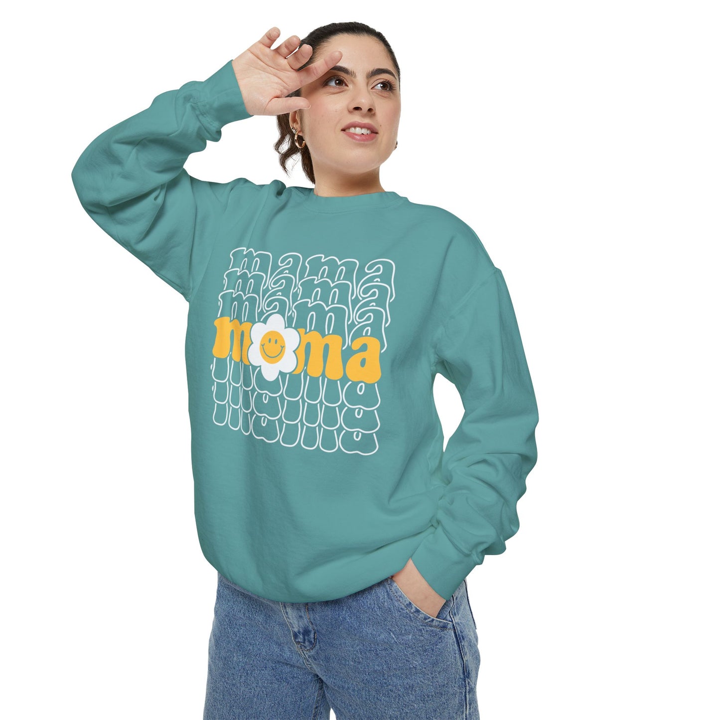 Mama Daisy Comfort Colors Sweatshirt