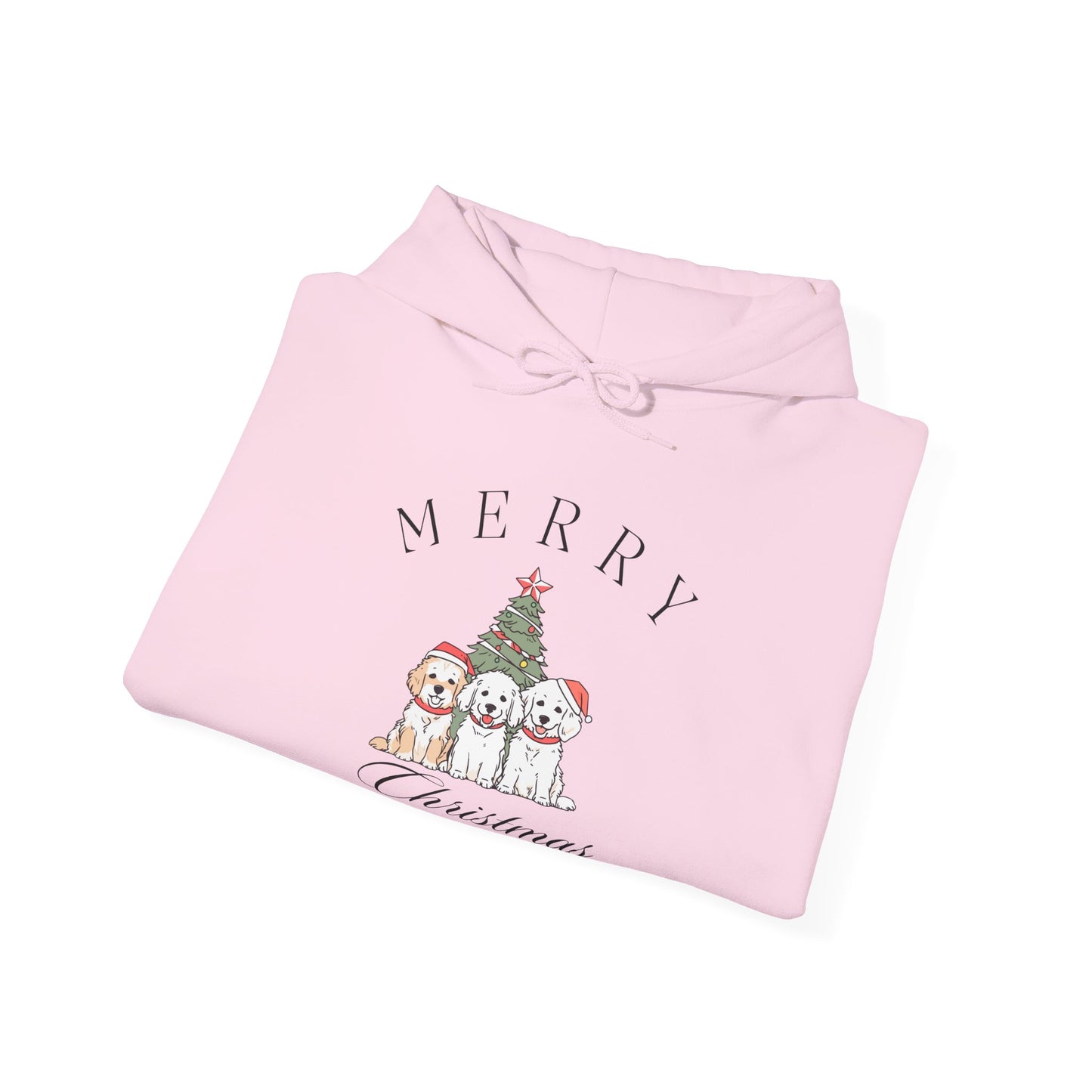 Merry Christmas Puppies Unisex Hoodie