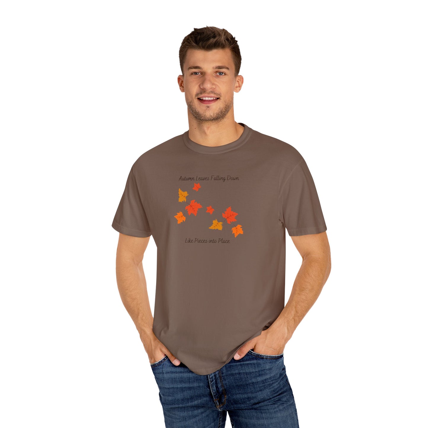 Autumn Leaves Falling Down Comfort Colors Tee