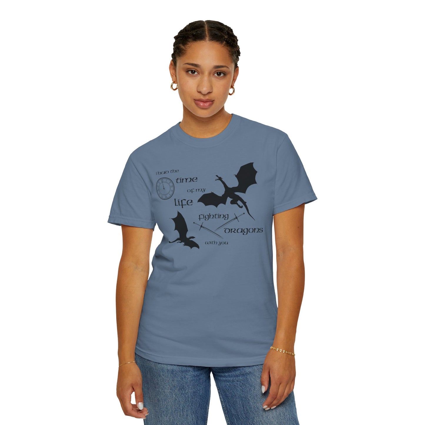 Fighting Dragons With You Comfort Colors Tee