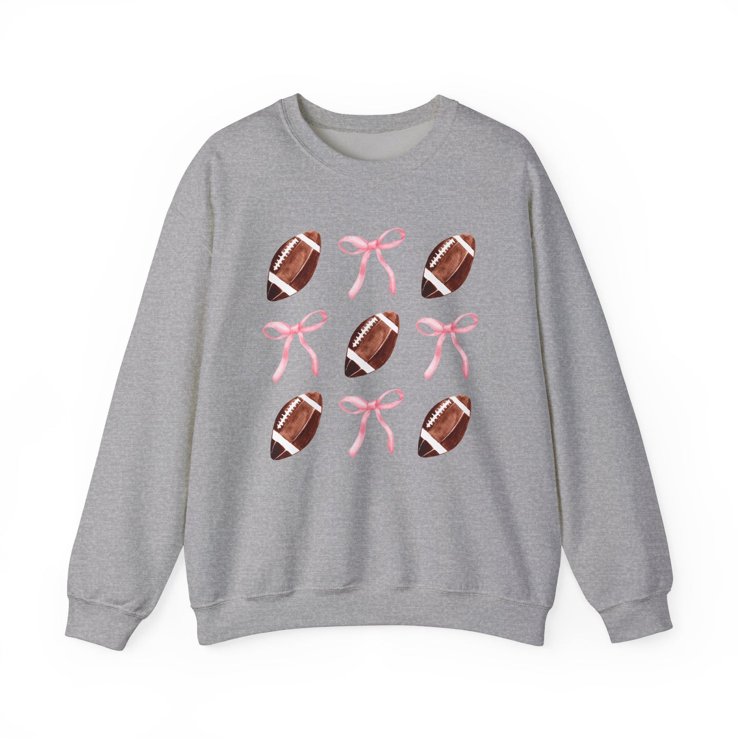 Football Bows Unisex Crewneck