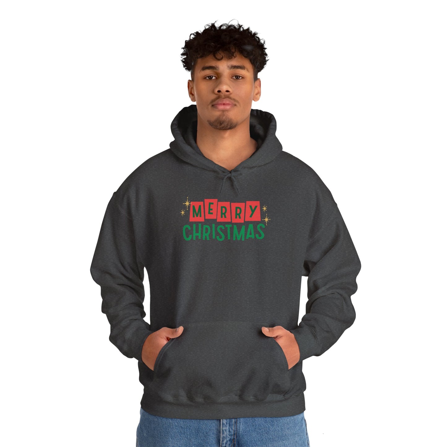 Retro Merry Christmas Unisex Hoodie