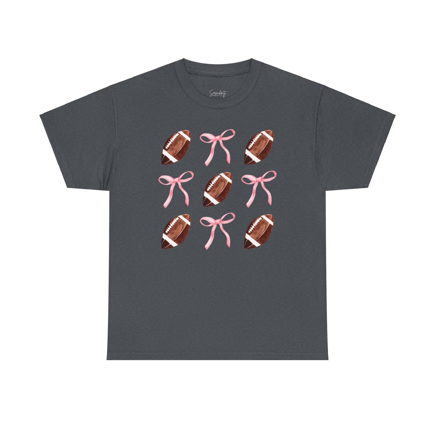 Football Bows Unisex Tee