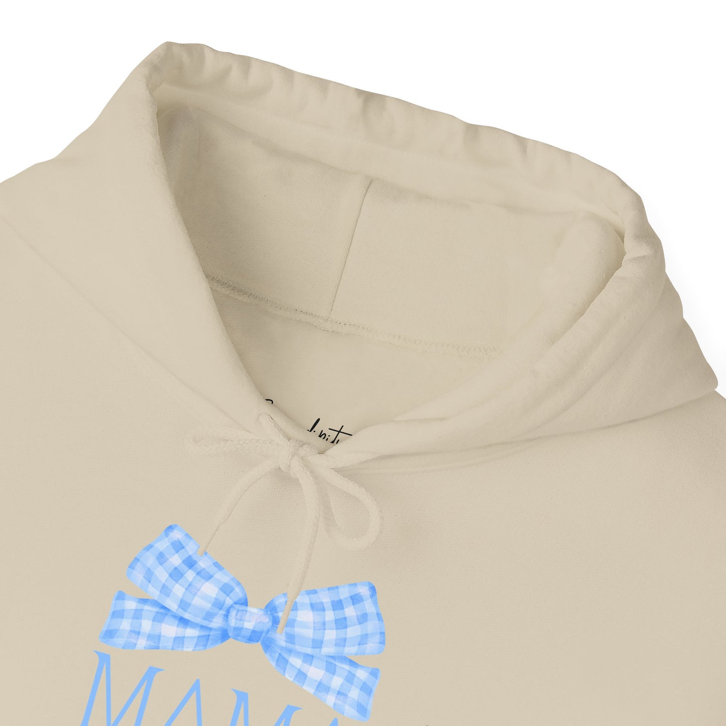 Mama Bow Blue Unisex Hoodie