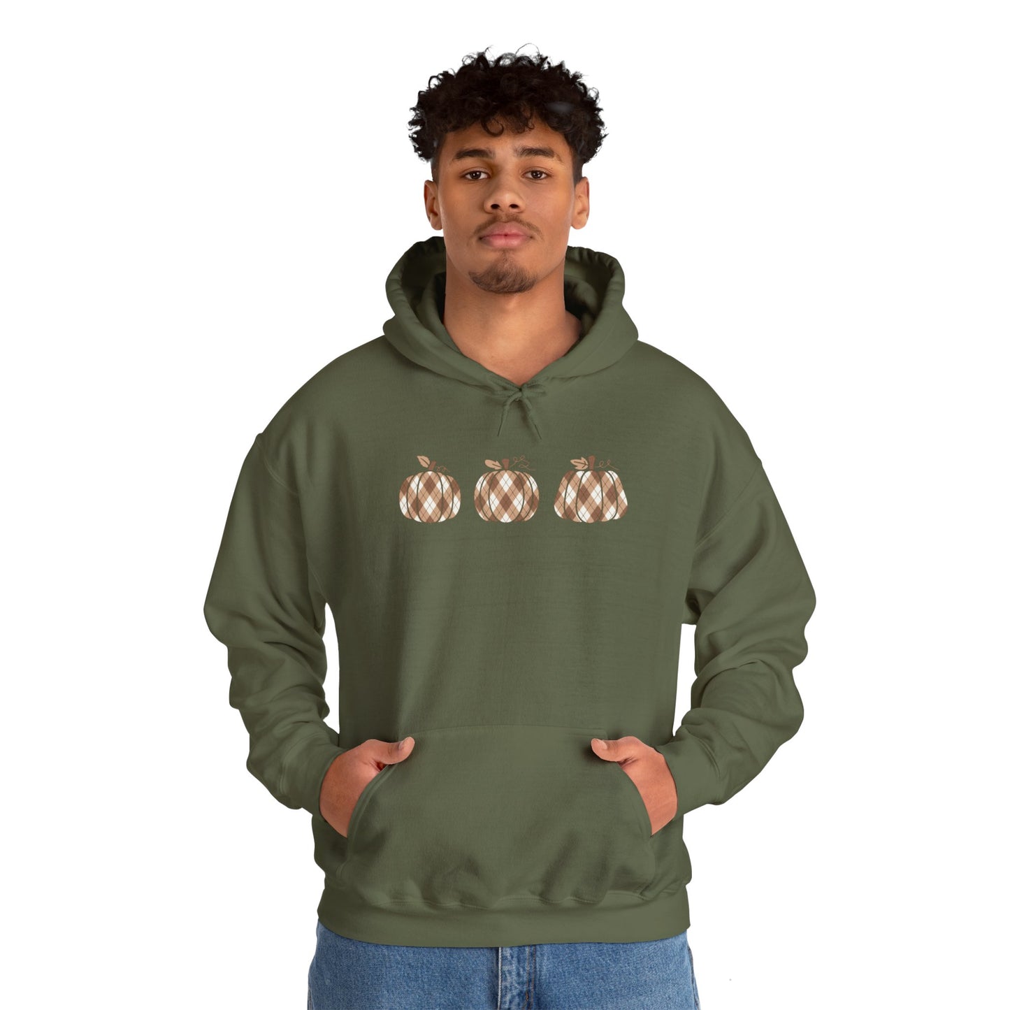 Plaid Pumpkins Unisex Hoodie