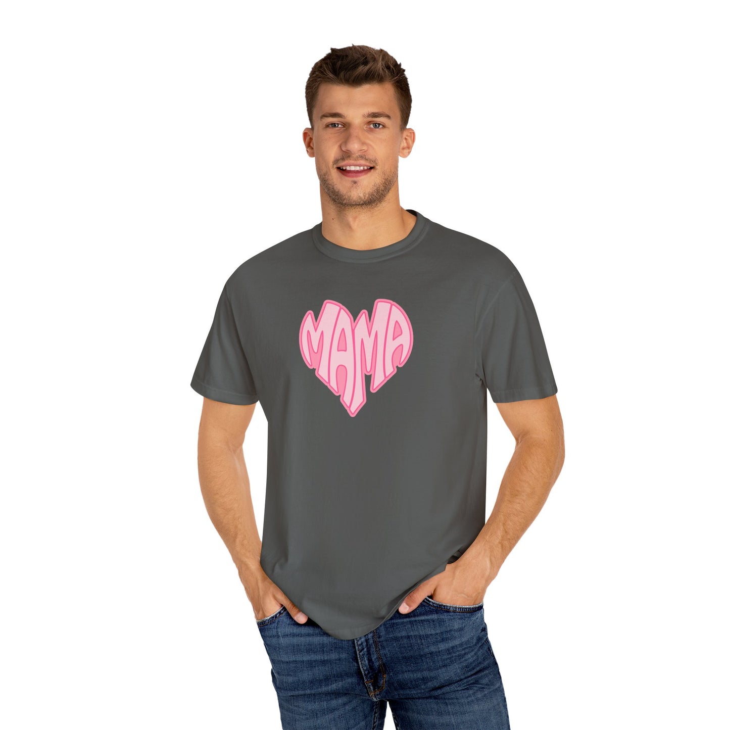Mama Heart Comfort Colors Tee