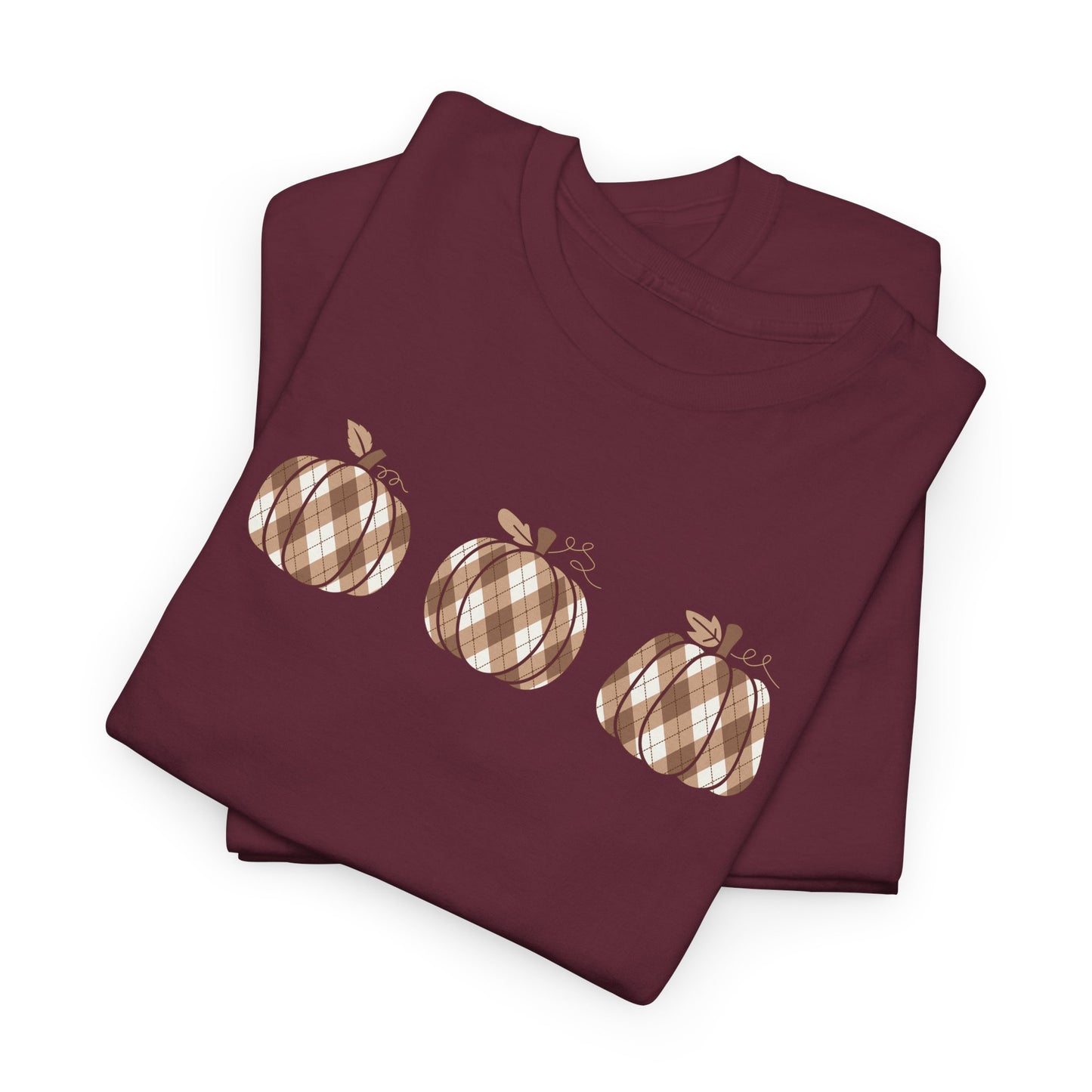 Plaid Pumpkins Unisex Tee