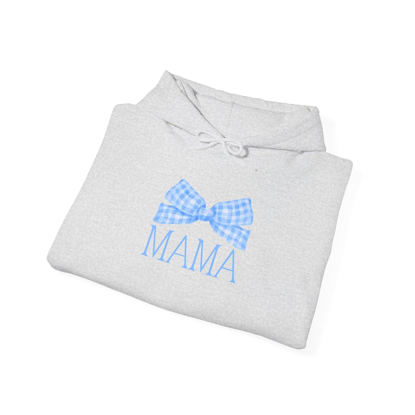 Mama Bow Blue Unisex Hoodie