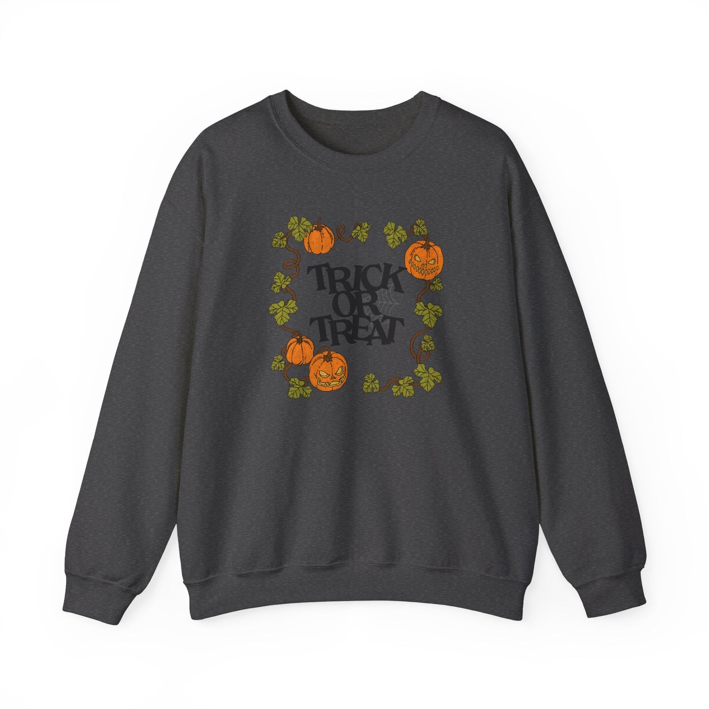 Vintage Pumpkins Trick or Treat Unisex Crewneck