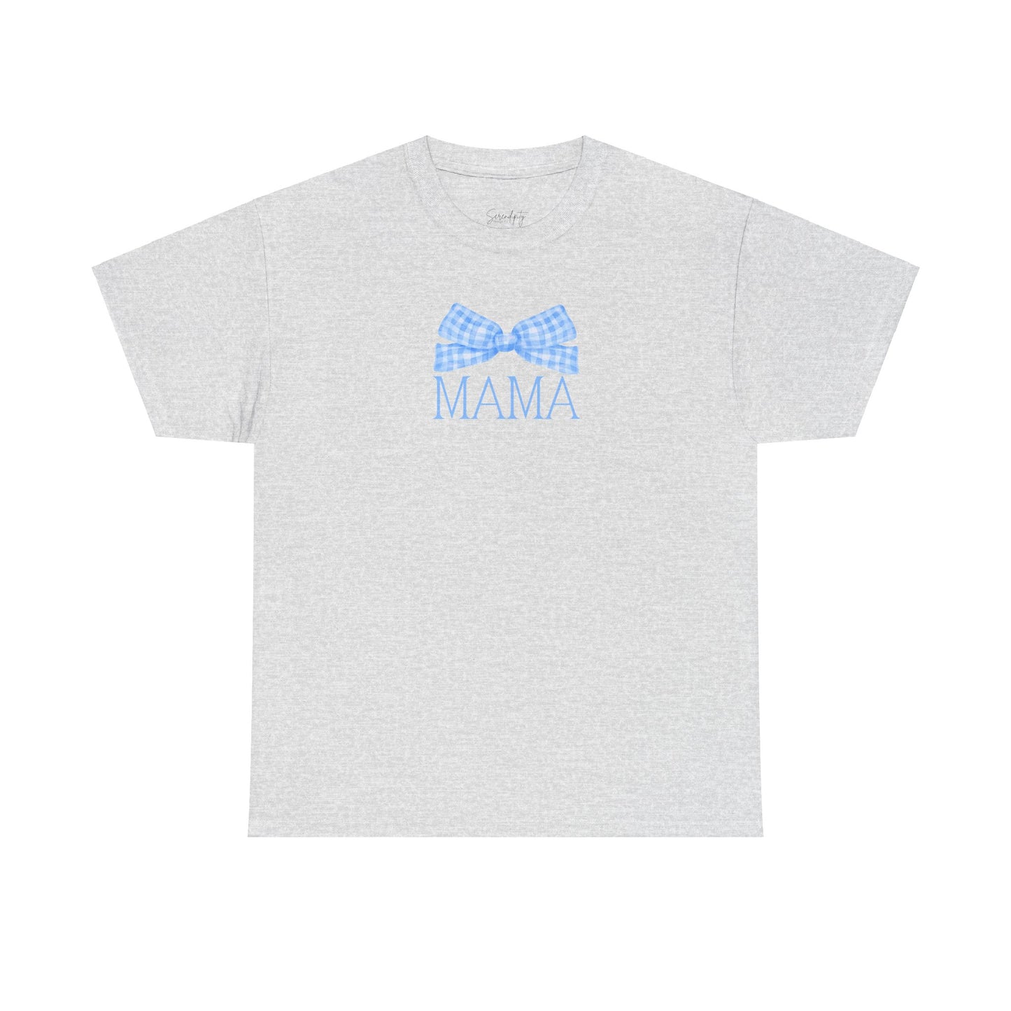 Mama Blue Bow Unisex Tee