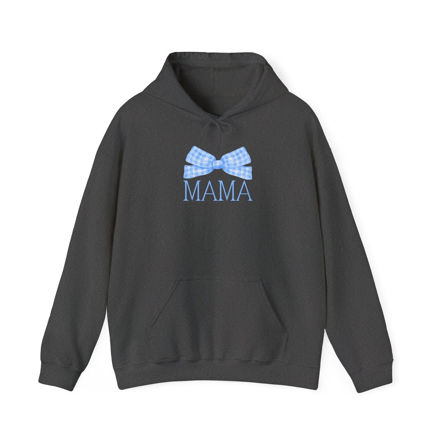 Mama Bow Blue Unisex Hoodie