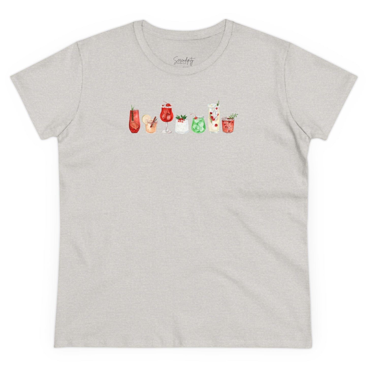 Christmas Cocktails Baby Tee