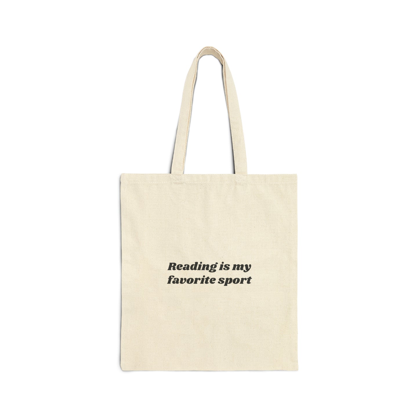 Reading is my Favorite Sport Black Tote Bag