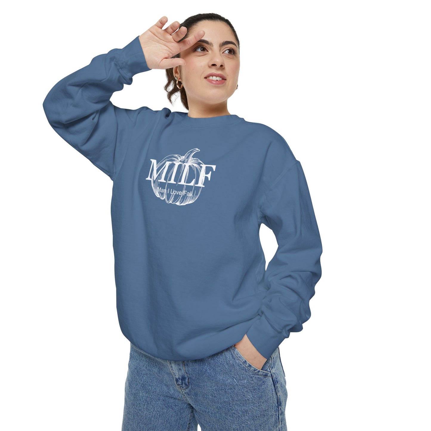 MILF (Man I Love Fall) Comfort Colors Sweatshirt