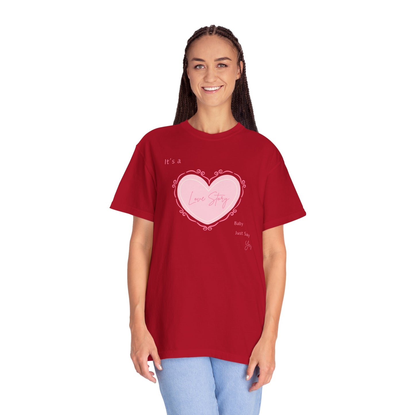 Love Story Coquette Comfort Colors Tee