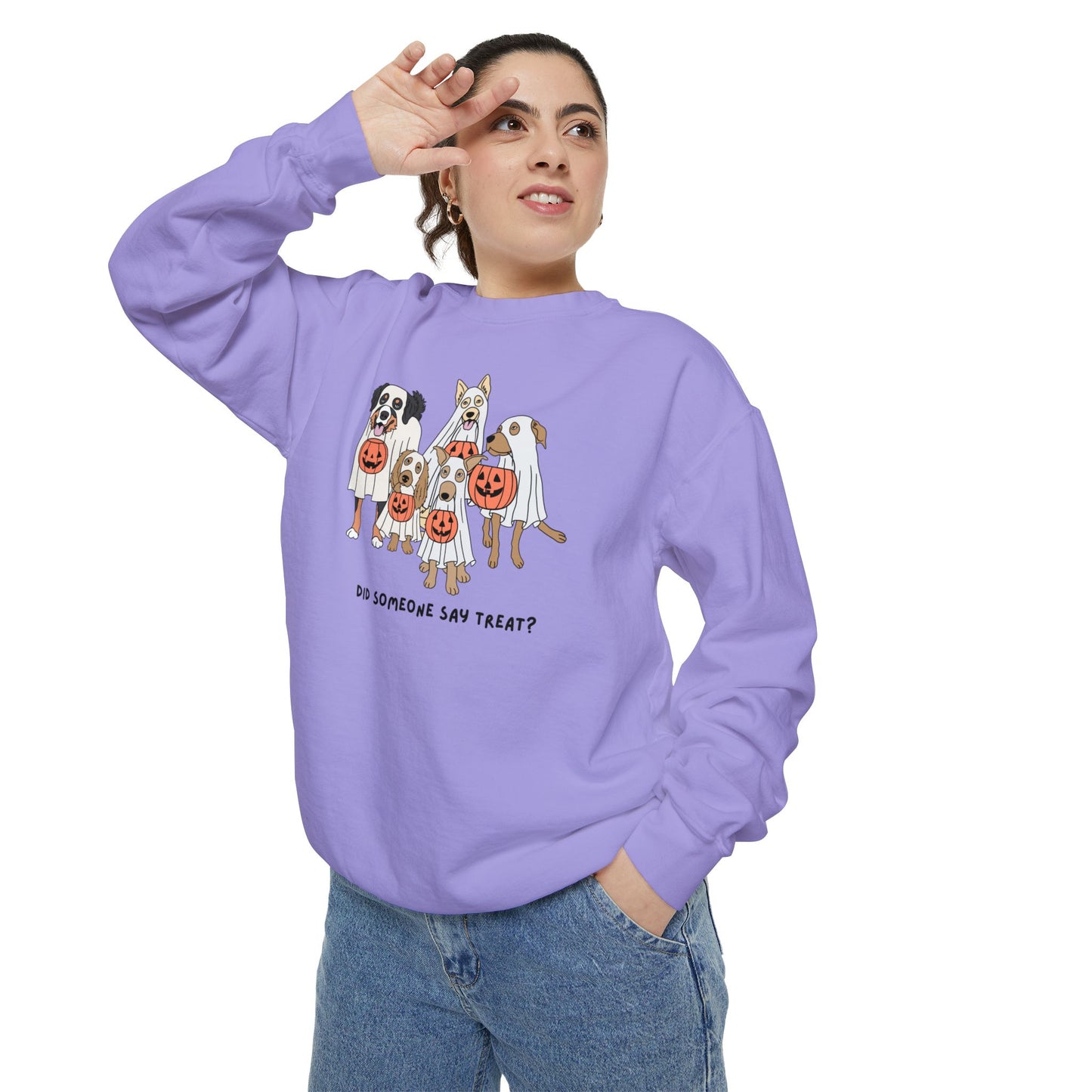 Did Someone Say Treat? Comfort Colors Sweatshirt