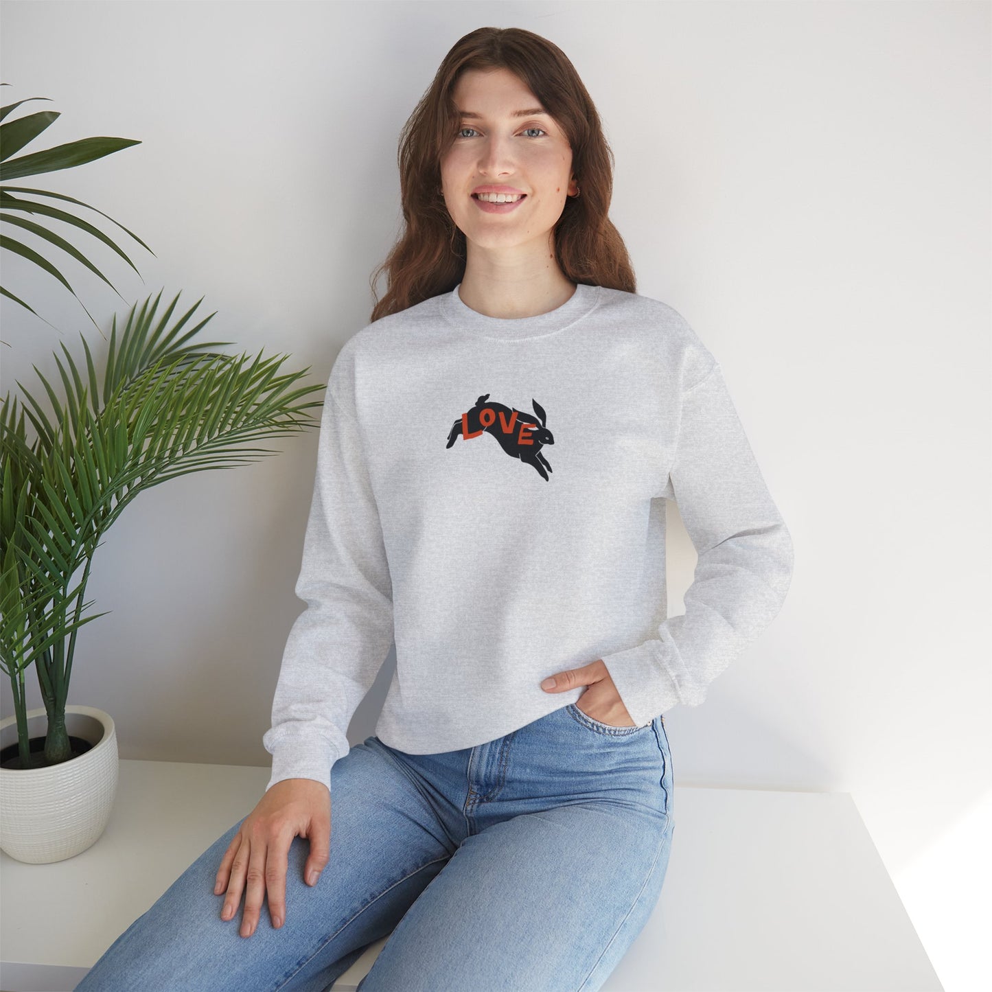 Love on Tour Bunny Unisex Crewneck