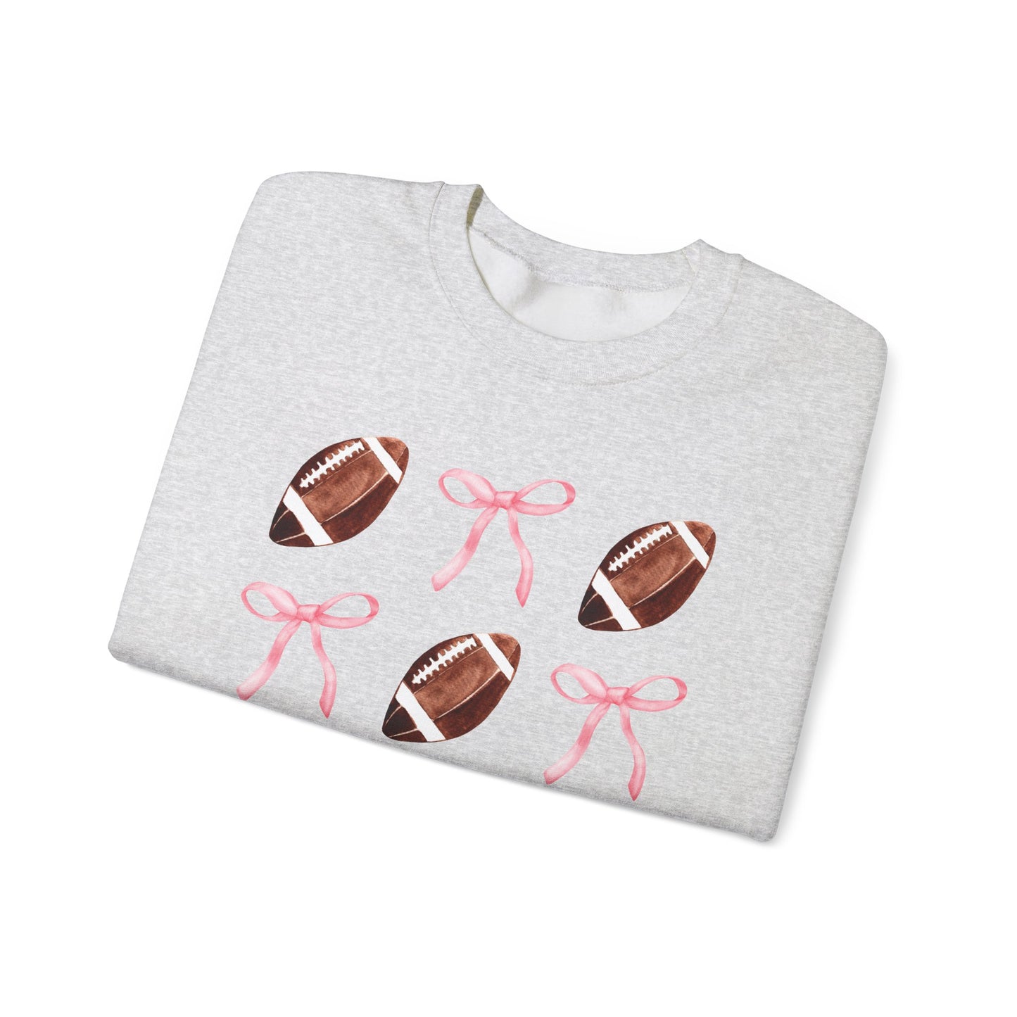 Football Bows Unisex Crewneck