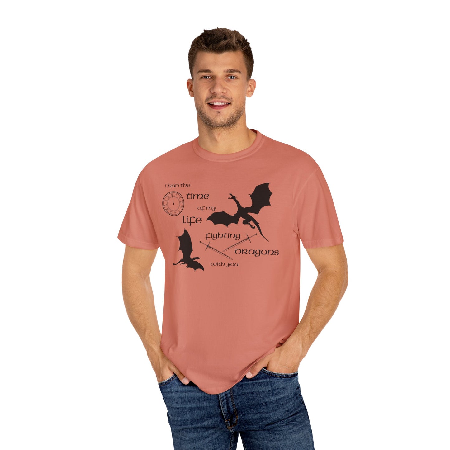 Fighting Dragons With You Comfort Colors Tee