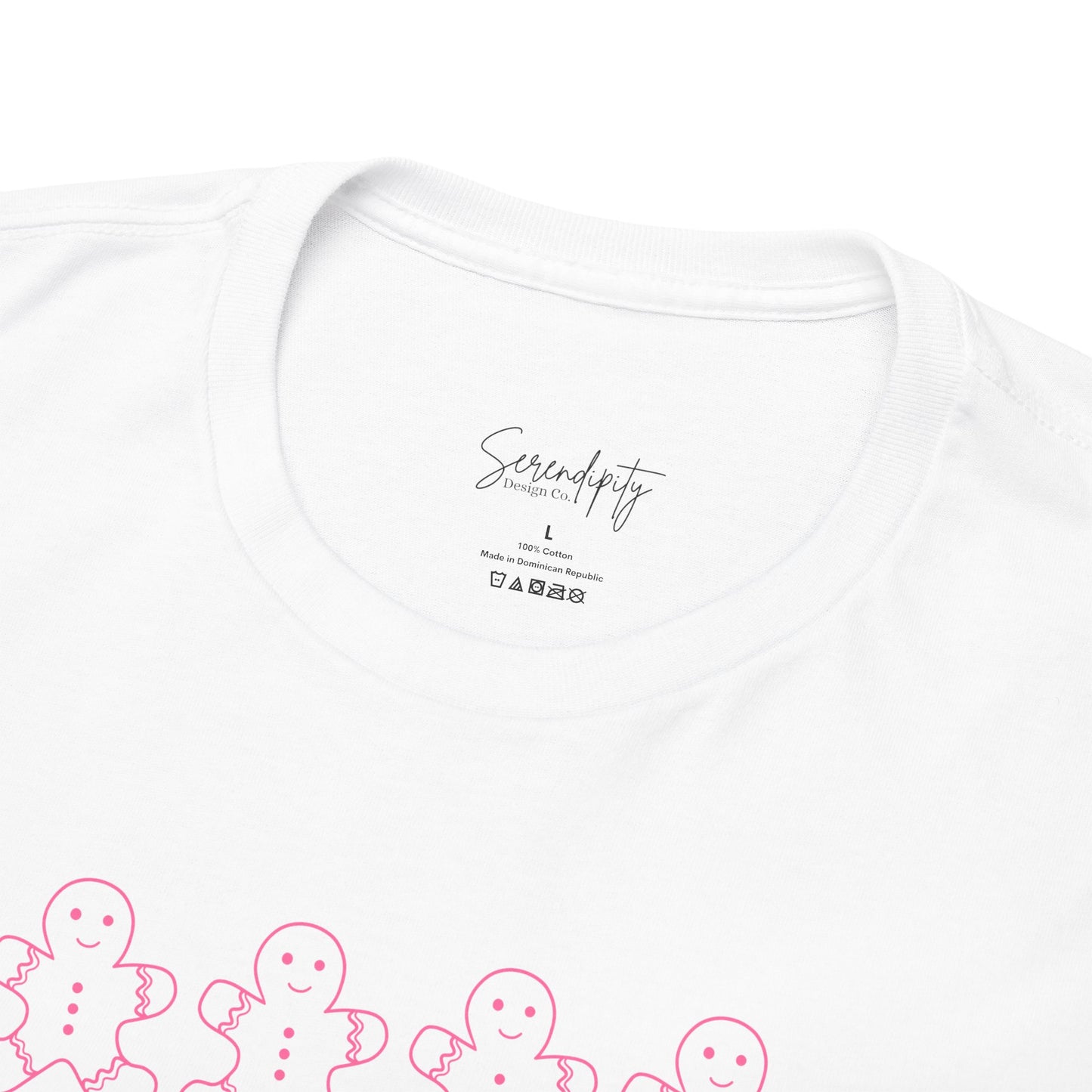 Pink Gingerbread Men Unisex Tee