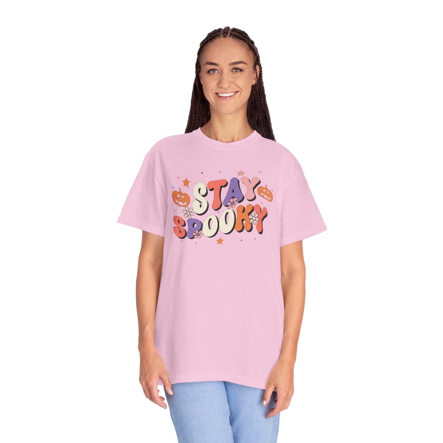 Stay Spooky Girly Comfort Colors Tee