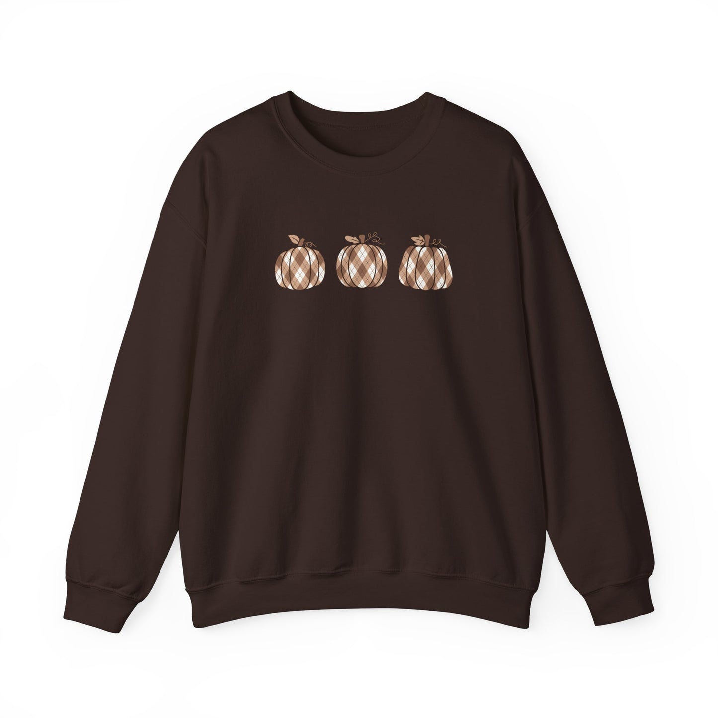 Plaid Pumpkins Unisex Crewneck