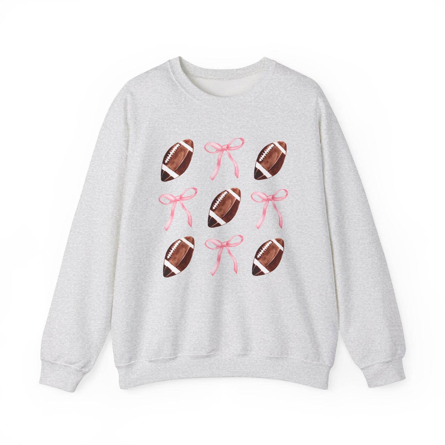 Football Bows Unisex Crewneck