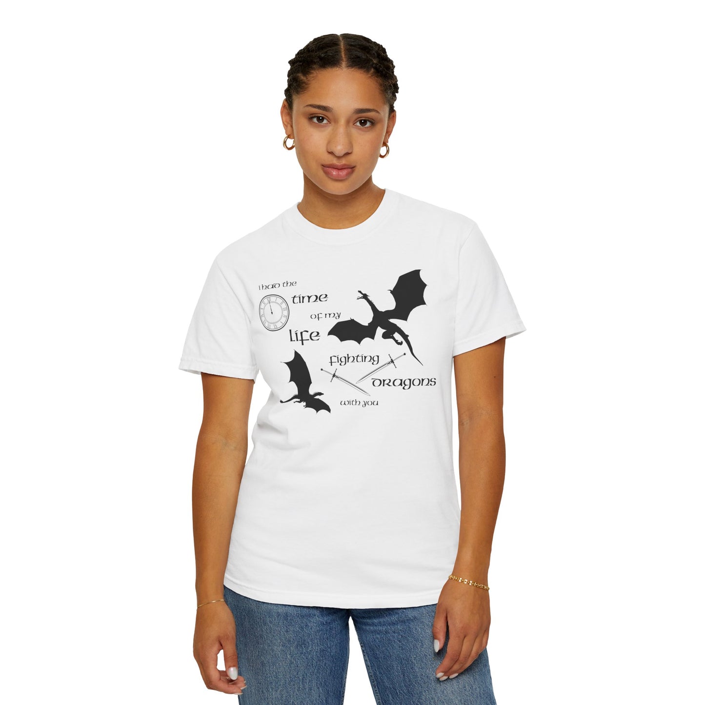 Fighting Dragons With You Comfort Colors Tee
