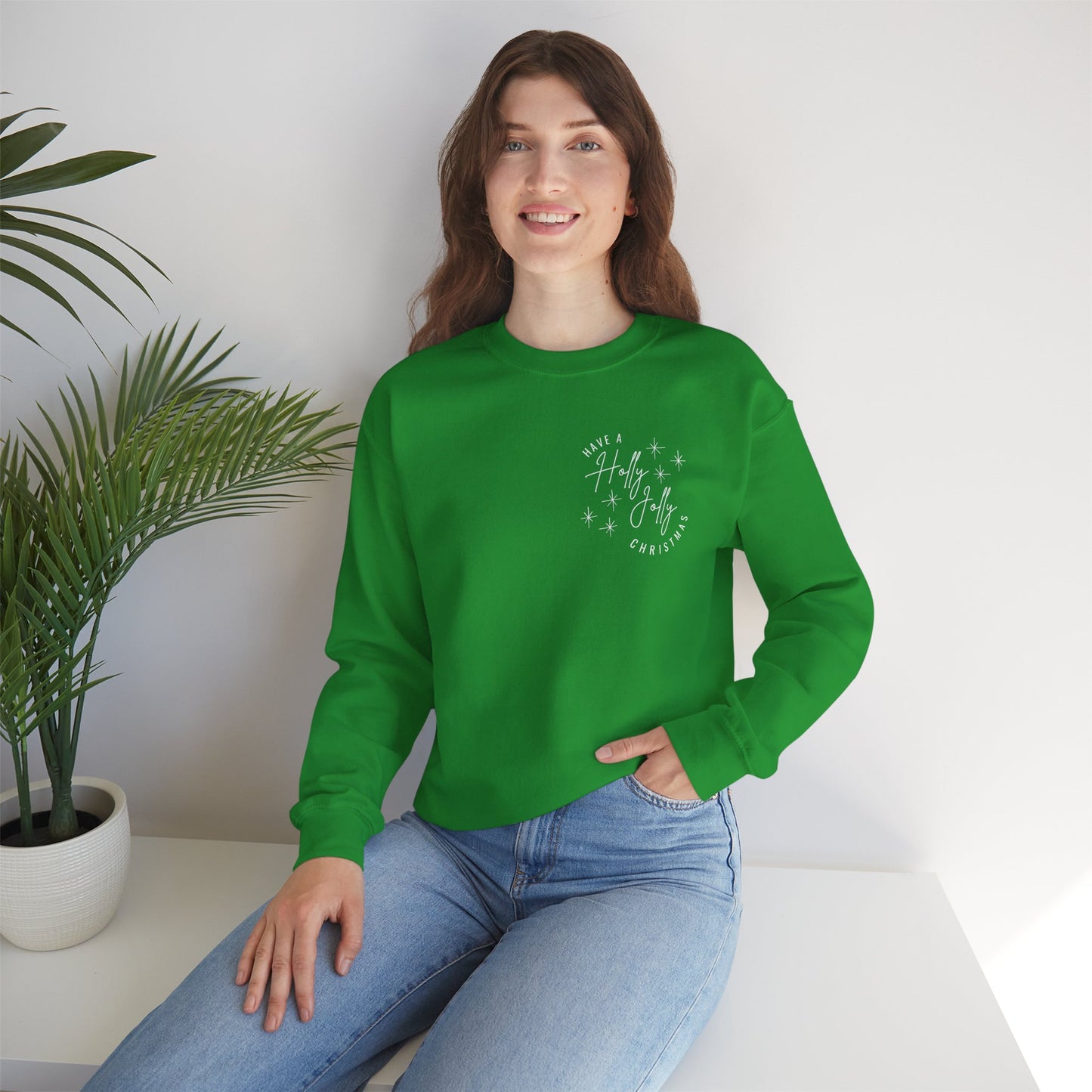 Holly Jolly Christmas Unisex Crewneck