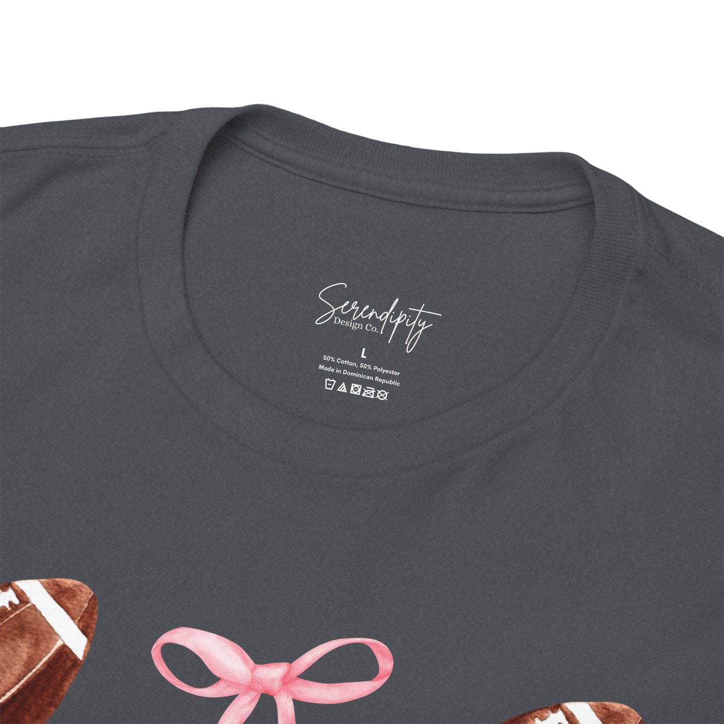 Football Bows Unisex Tee