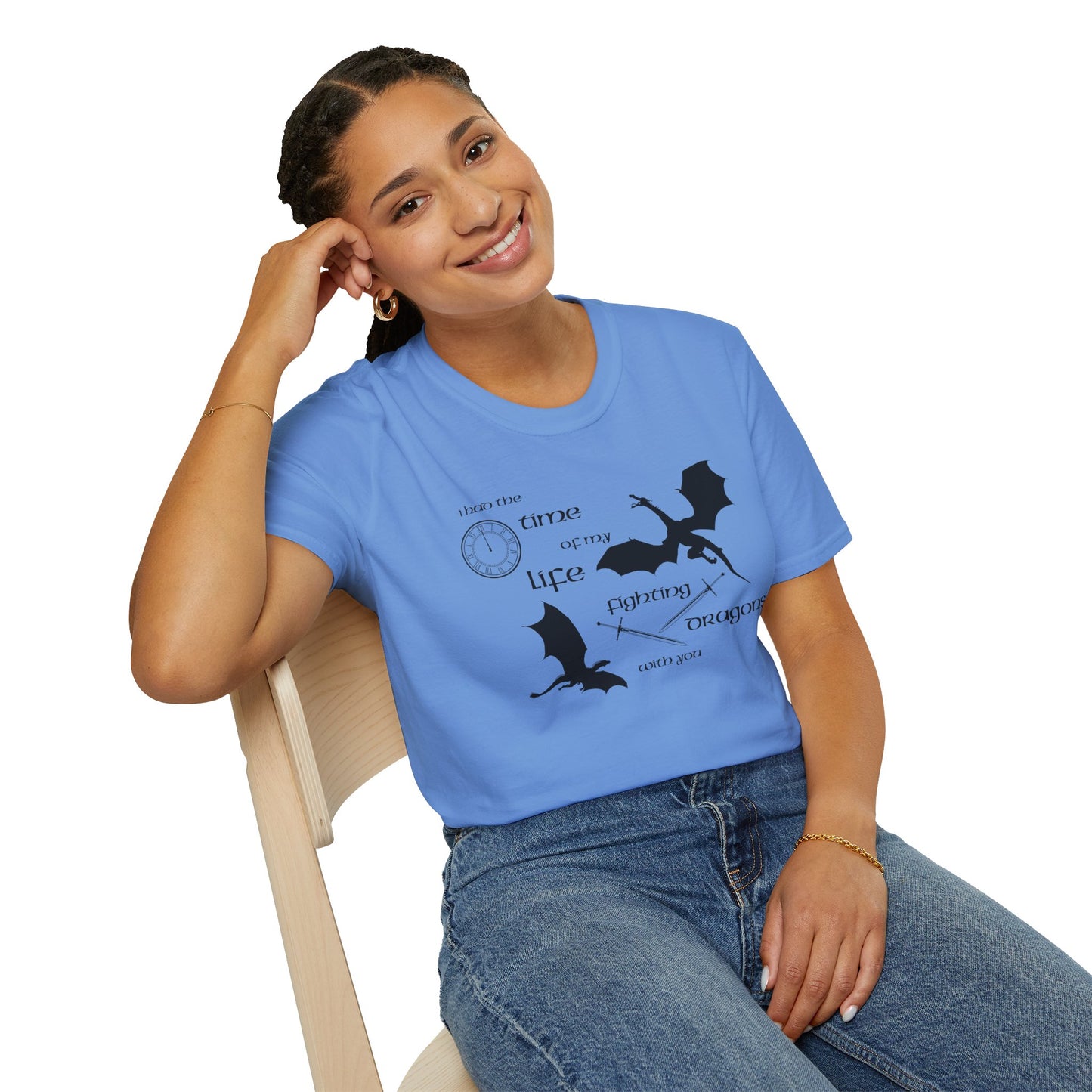 Fighting Dragons With You Soft Style Tee