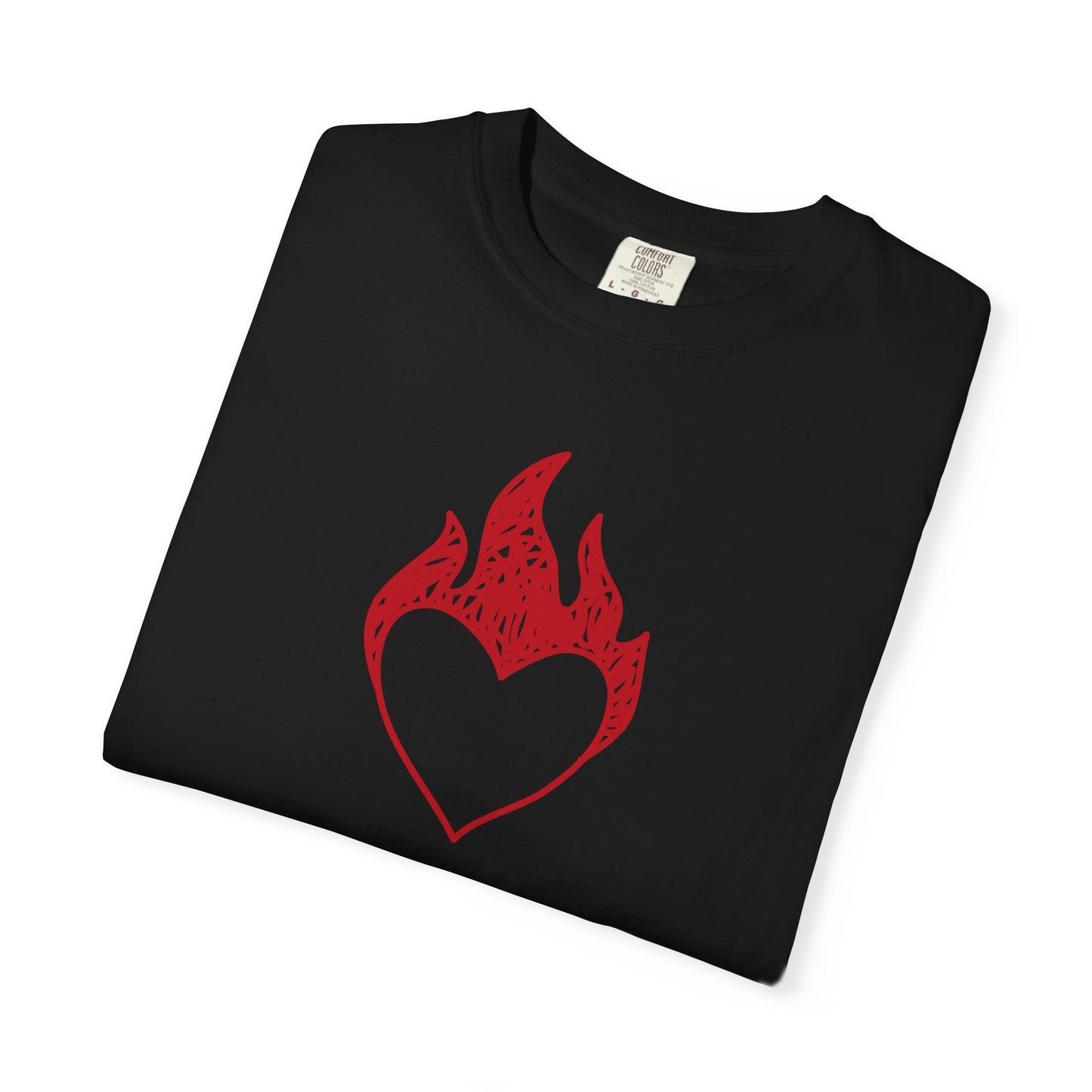 Fireheart Hand-drawn Comfort Colors Tee