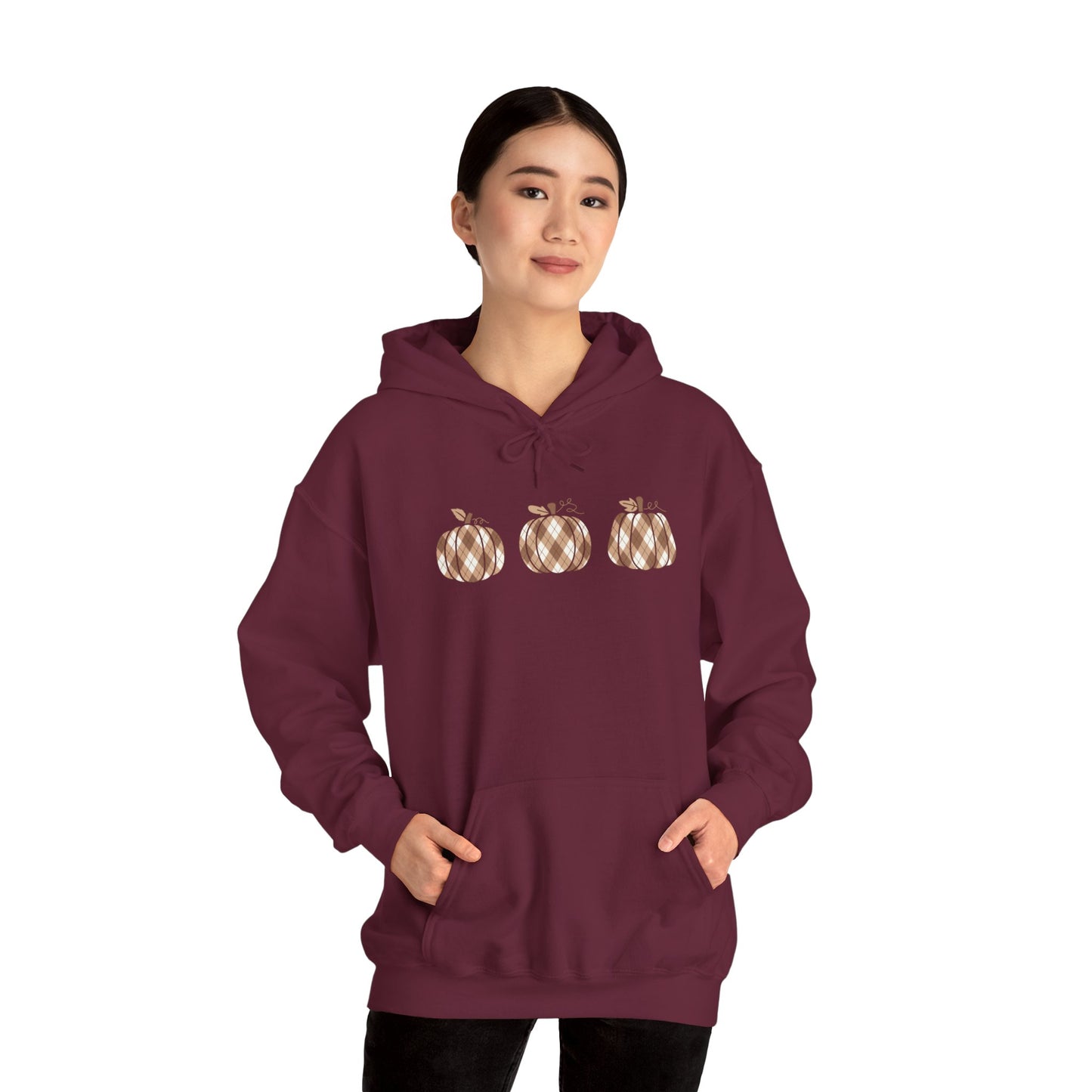 Plaid Pumpkins Unisex Hoodie