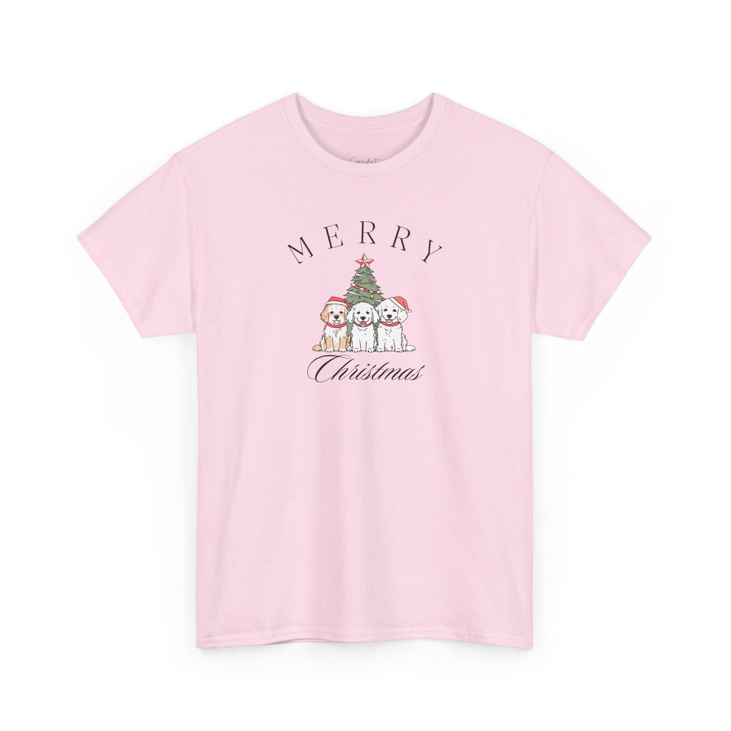 Merry Christmas Puppies Unisex Tee