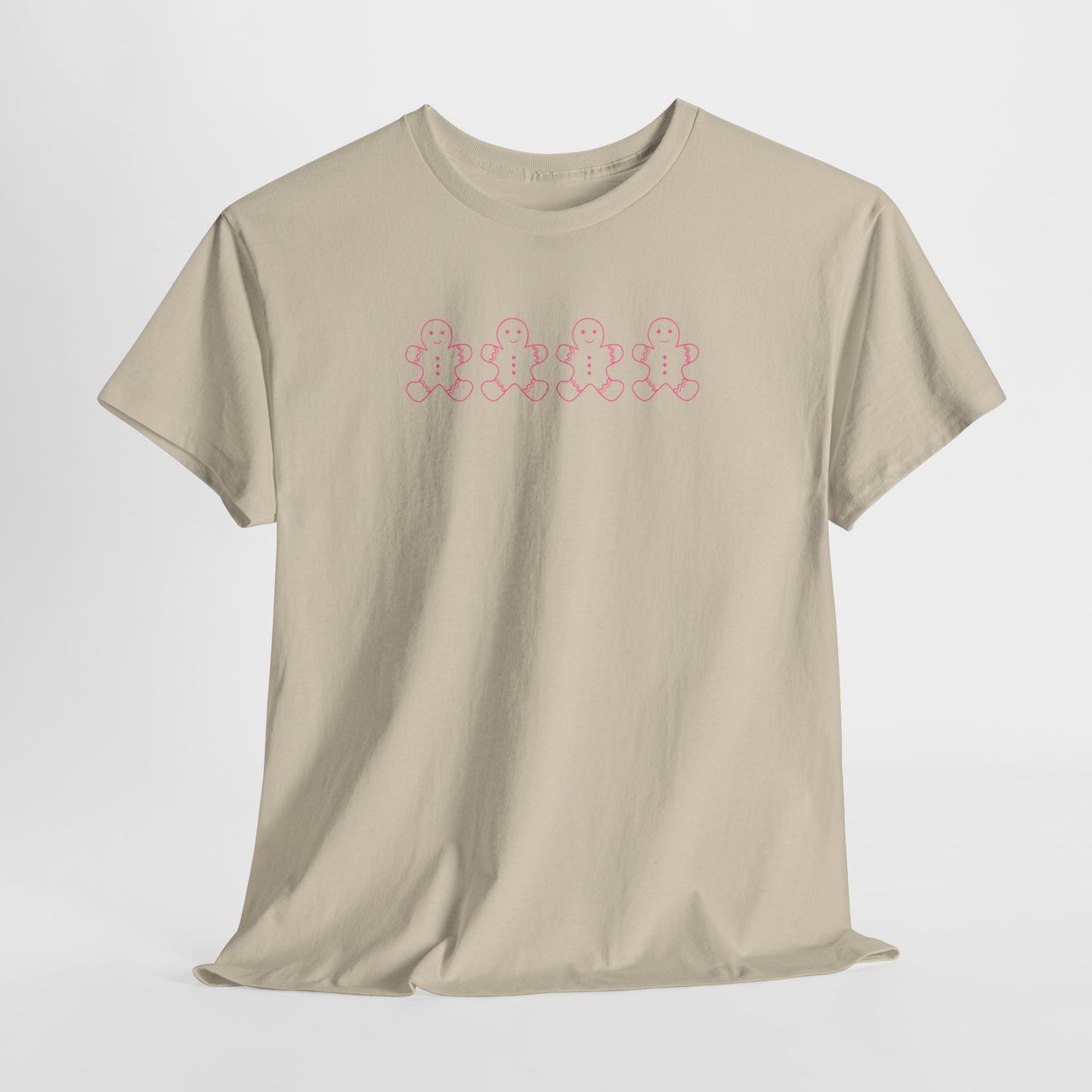 Pink Gingerbread Men Unisex Tee