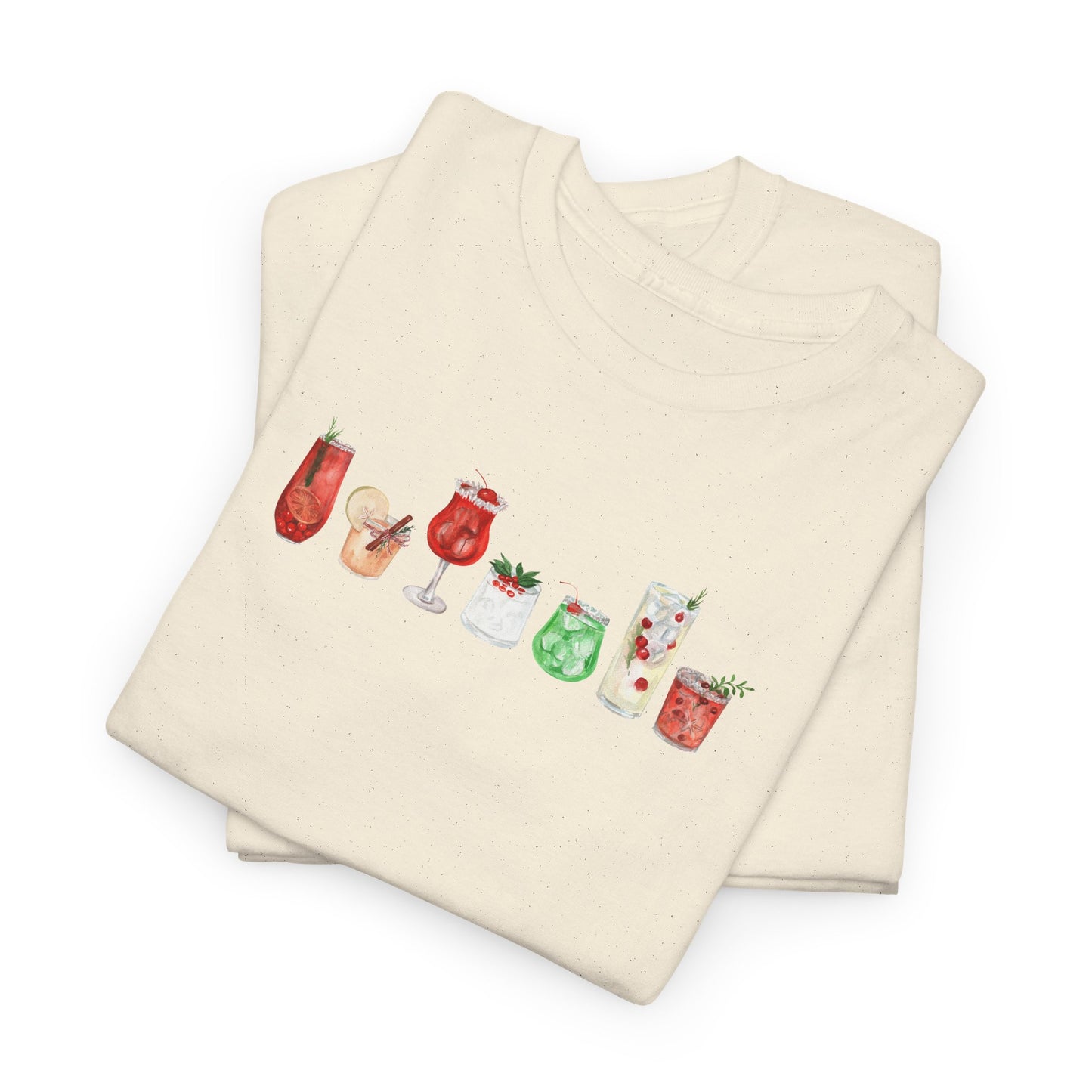 Christmas Cocktails Unisex Tee