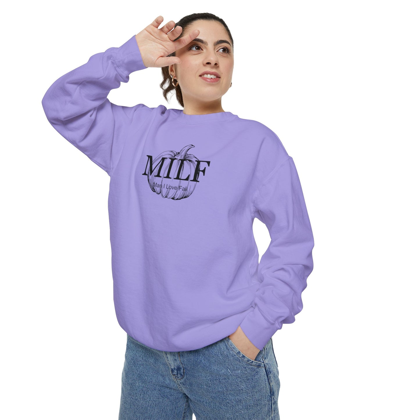 MILF (Man I Love Fall) Comfort Colors Sweatshirt