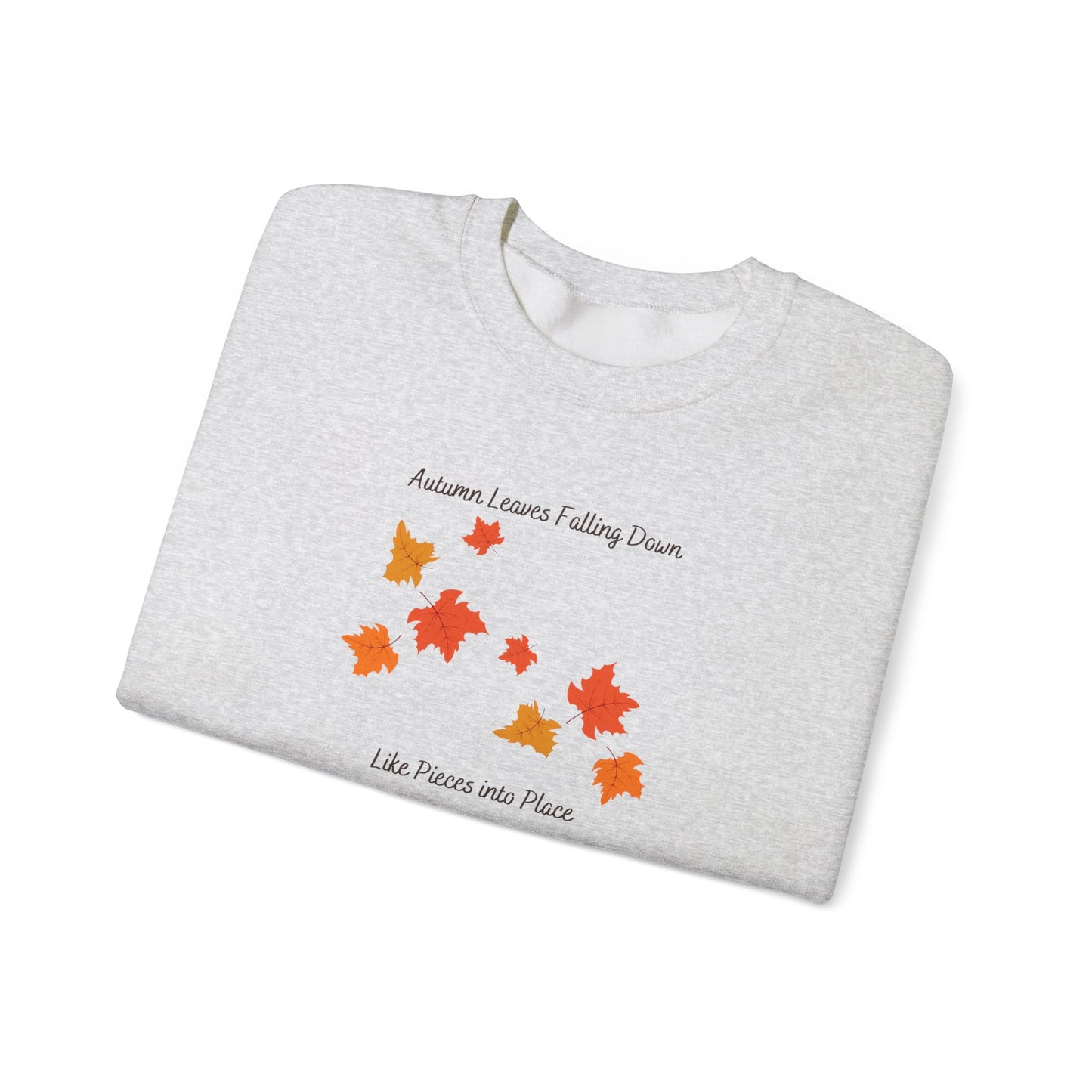 Autumn Leaves Falling Down Crewneck Sweatshirt