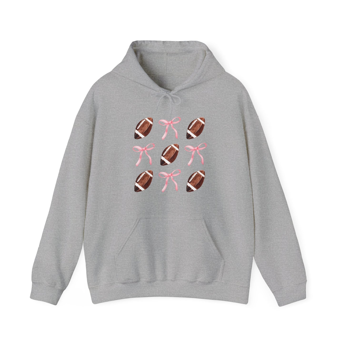 Football Bows Unisex Hoodie