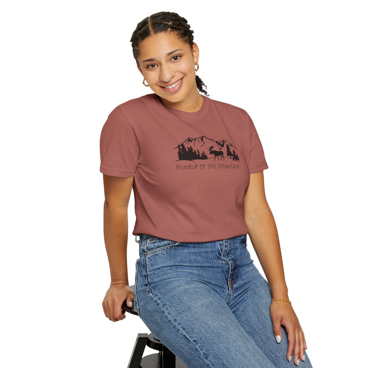 Headed to the Mountains Comfort Colors Tee