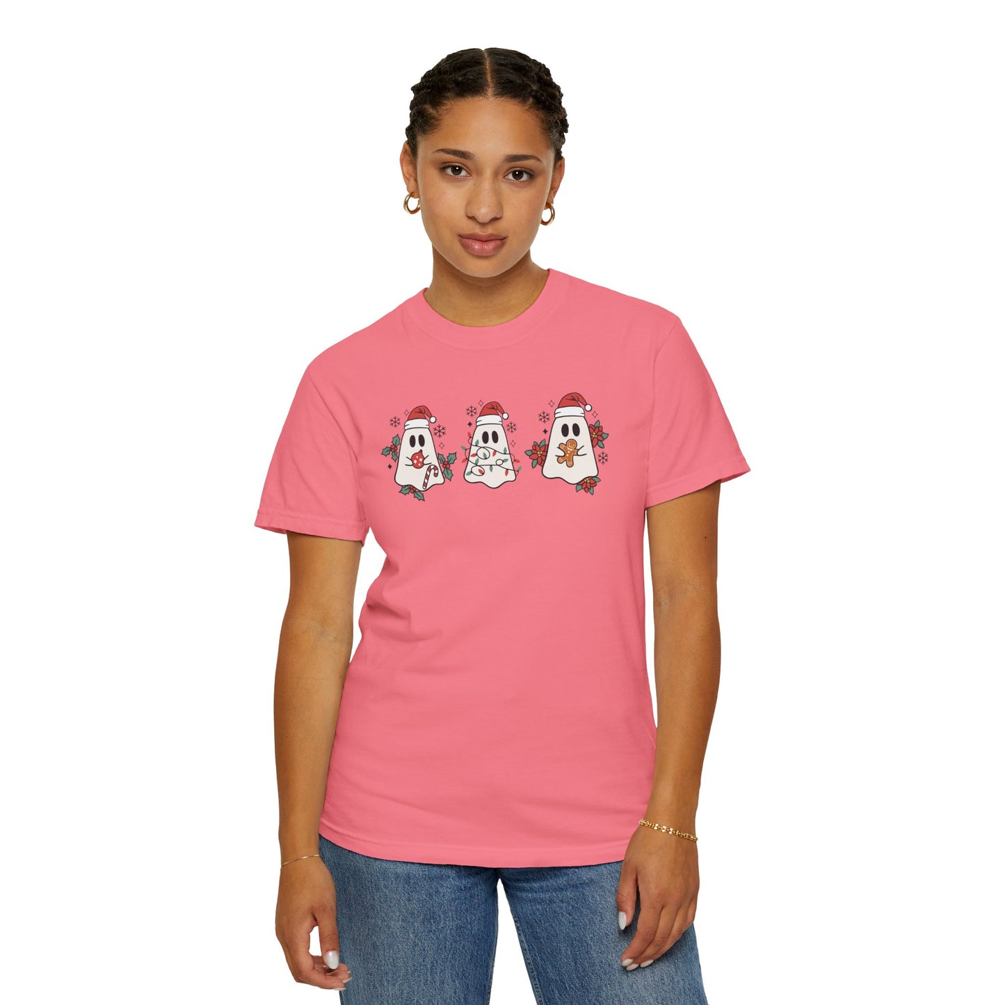Christmas Ghosties Comfort Colors Tee