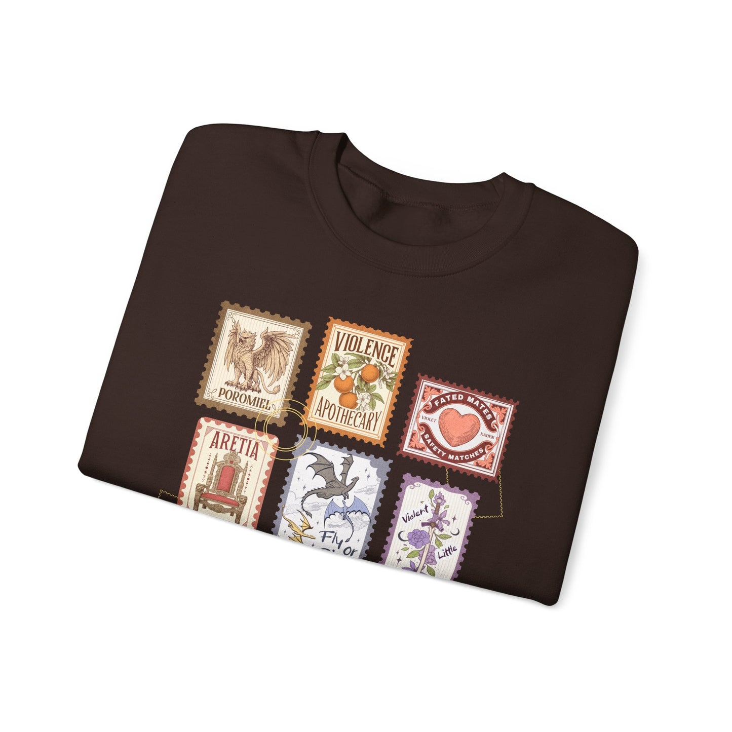 Fourth Wing Stamps Crewneck Sweatshirt