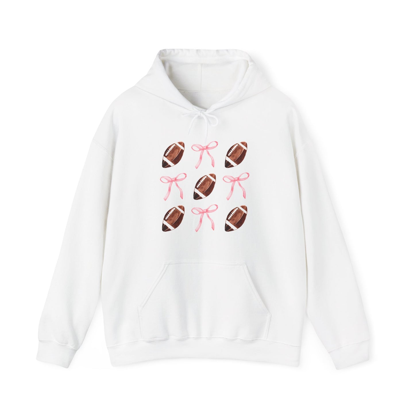 Football Bows Unisex Hoodie