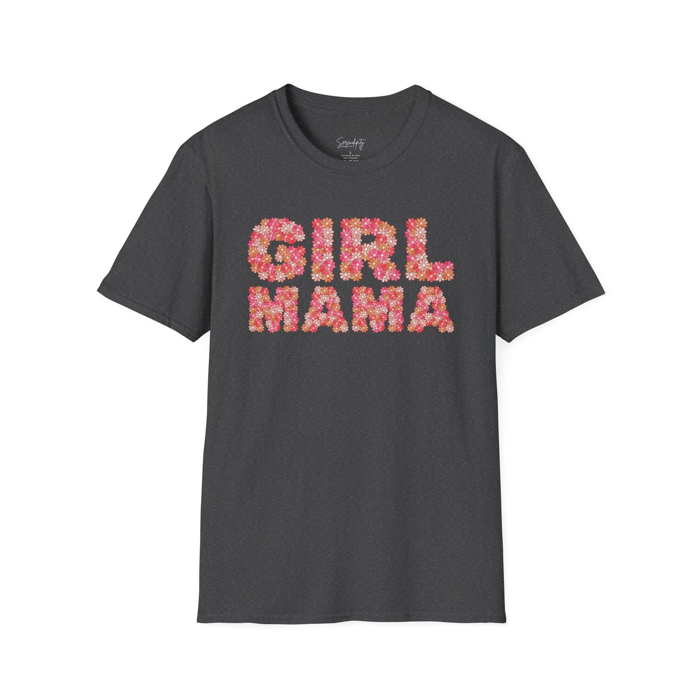 Girl Mama Retro Floral Soft Style Tee