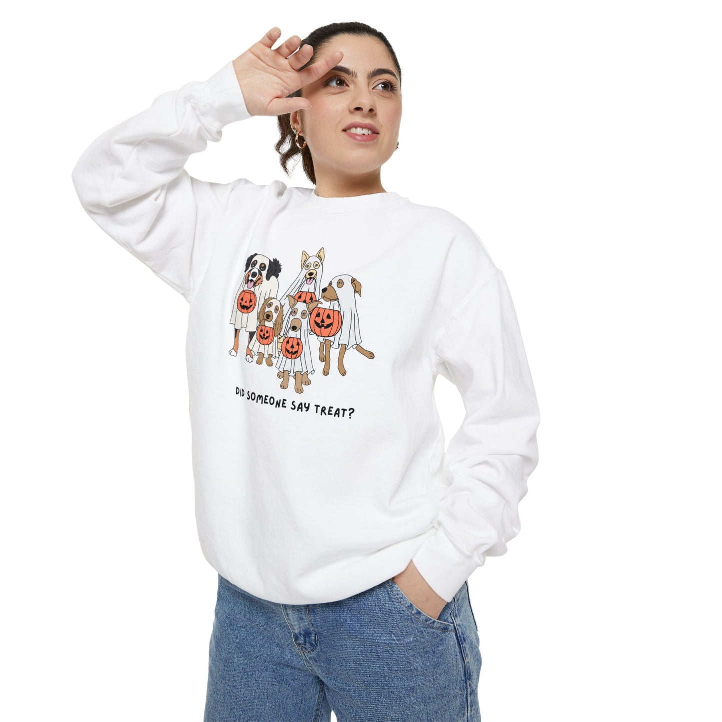 Did Someone Say Treat? Comfort Colors Sweatshirt