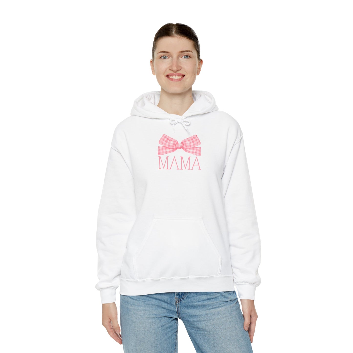 Mama Bow Pink Unisex Hoodie