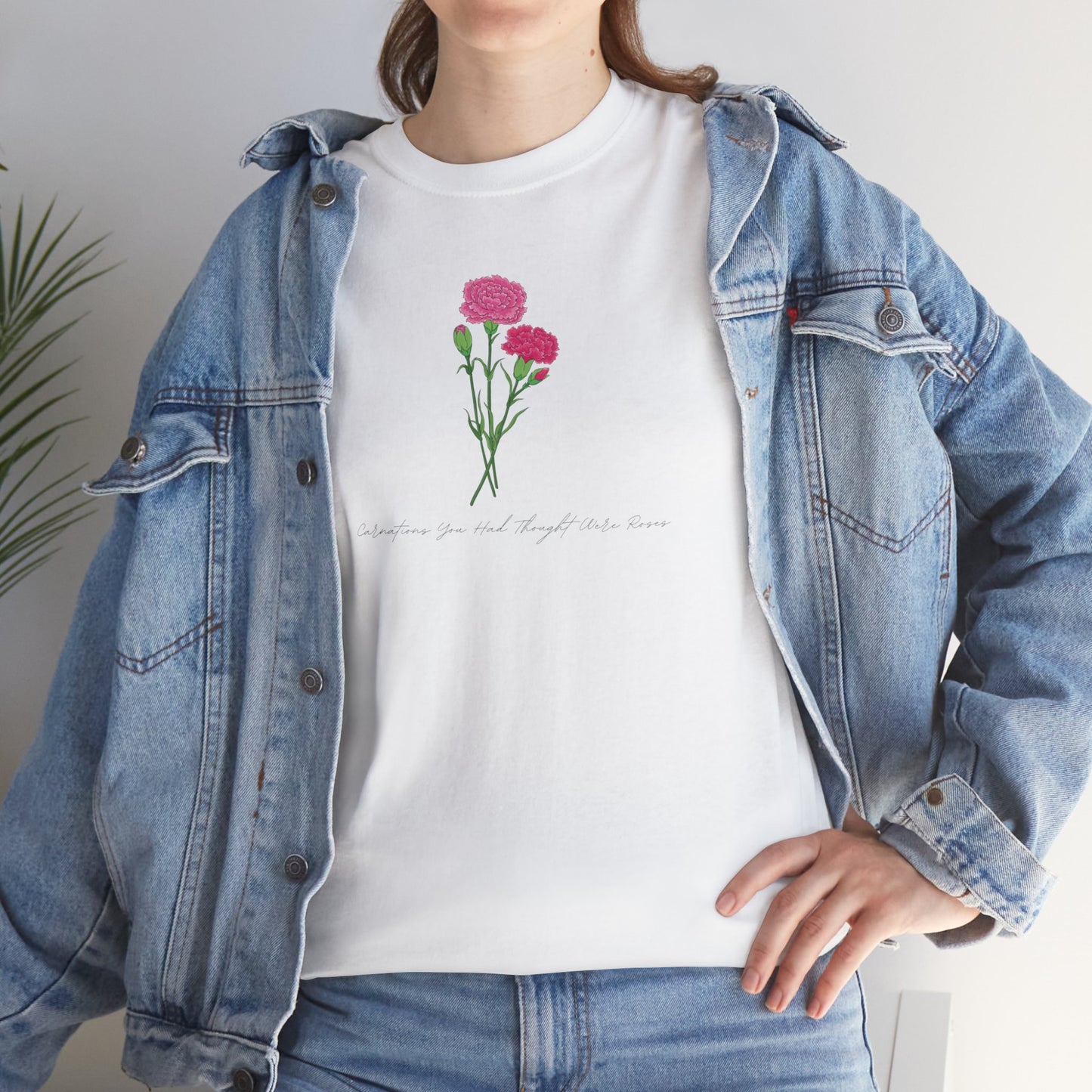 Carnations You Had Thought Were Roses Unisex Tee