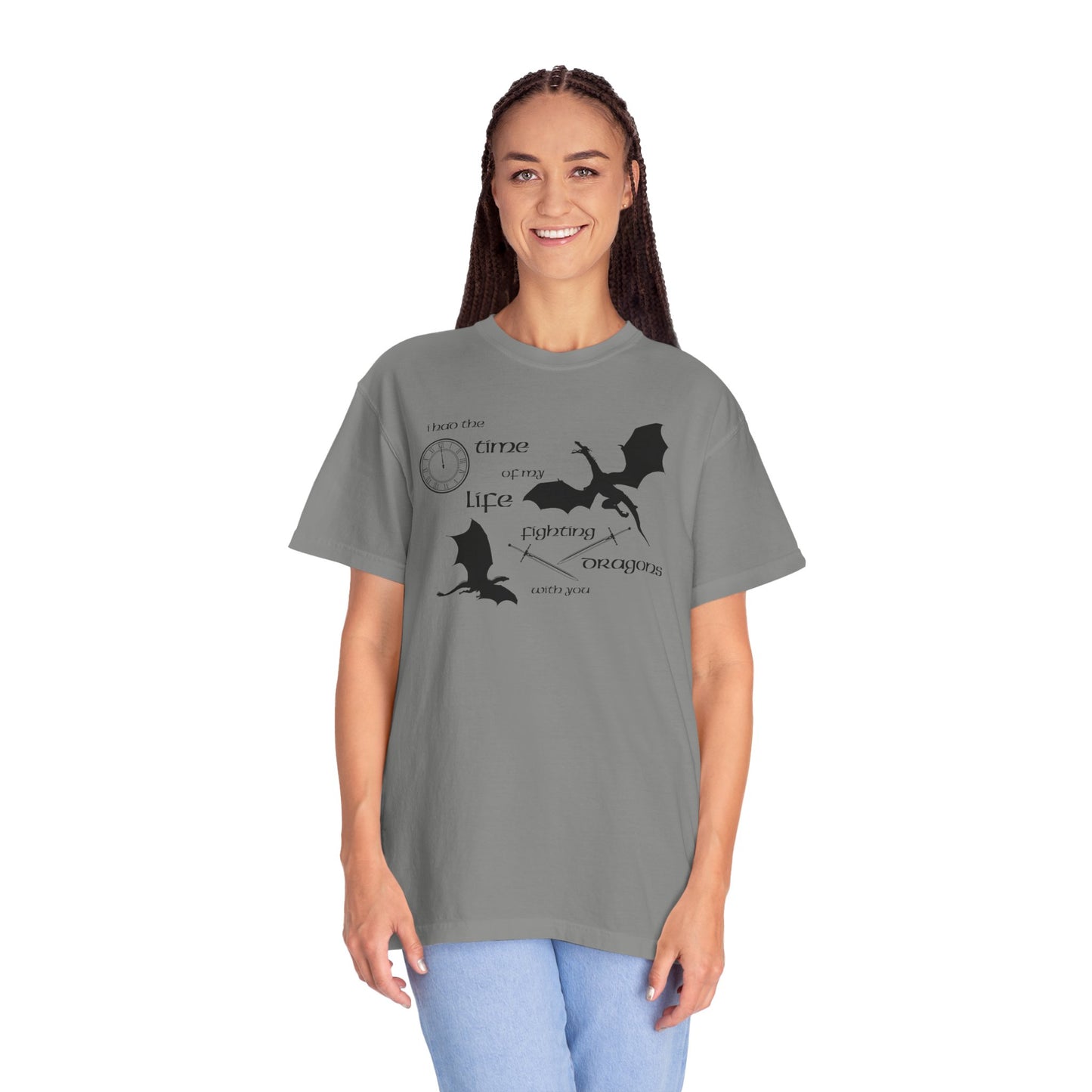 Fighting Dragons With You Comfort Colors Tee