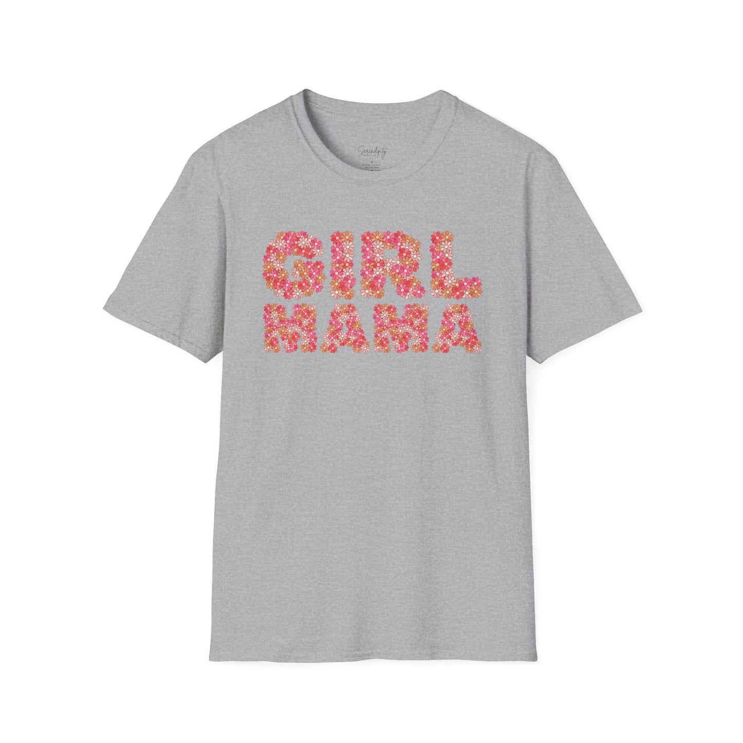 Girl Mama Retro Floral Soft Style Tee